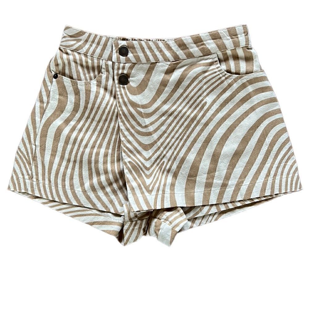 NEW Japna Brown And Tan Skort